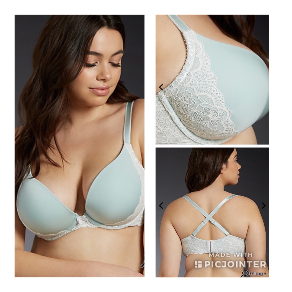Smooth Push Up Plunge Bra